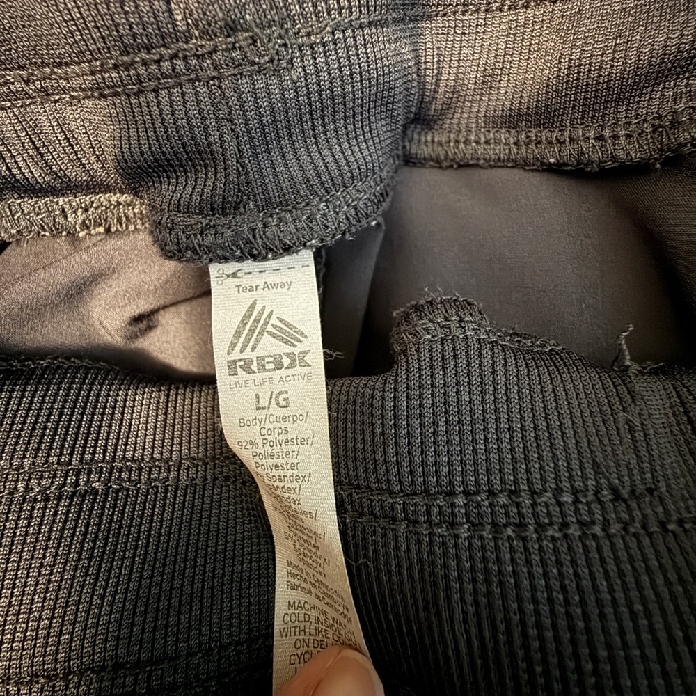 RBX, Grey Active Capris, Size L - Picture 4 of 5
